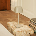 Ava Shadow Grey - Rechargeable Table Lamp | Stylish, Cordless & Dimmable