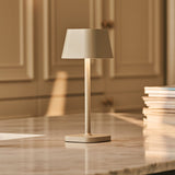 Ava Shadow Grey - Rechargeable Table Lamp | Stylish, Cordless & Dimmable