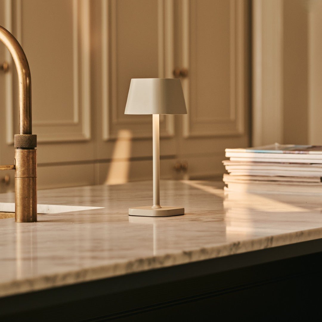 Ava Shadow Grey - Rechargeable Table Lamp | Stylish, Cordless & Dimmable