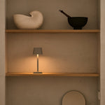 Ava Shadow Grey - Rechargeable Table Lamp | Stylish, Cordless & Dimmable