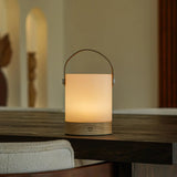 Avery Light Brown Rechargeable Table Lamp – Cordless, Dimmable & USB-C - Tavellio