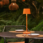 Wouter Orange Blossom Rechargeable Table Lamp – Wireless Charging, Dimmable, 120-Hour Battery Life