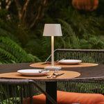 Ava Shadow Grey - Rechargeable Table Lamp | Stylish, Cordless & Dimmable