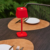 Ava Berry Red Rechargeable Table Lamp | Stylish, Cordless Lamp & Dimmable