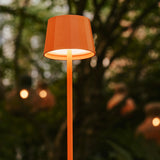Wouter Orange Blossom Rechargeable Table Lamp – Wireless Charging, Dimmable, 120-Hour Battery Life