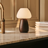 Bear Dark Brown Stylish Rechargeable Lamp – Cordless, Dimmable, Eco-Friendly Design