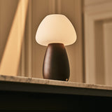 Bear Dark Brown Stylish Rechargeable Lamp – Cordless, Dimmable, Eco-Friendly Design