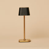 Combi Set Professional | 8 x Prinsen Mini Black & Gold Rechargeable Table Lamps & Magnetic Charging Station