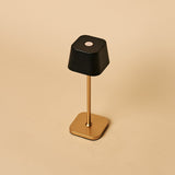 Combi Set Professional | 8 x Prinsen Mini Black & Gold Rechargeable Table Lamps & Magnetic Charging Station
