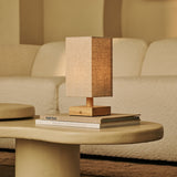 Bob Hellbraun Kabellose Holz-Tischlampe 