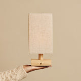 Bob Hellbraun Kabellose Holz-Tischlampe 