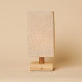 Bob Hellbraun Kabellose Holz-Tischlampe 