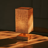 Bob Hellbraun Kabellose Holz-Tischlampe 