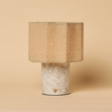 Bonnard Weiß – Bianco Statuarietto Marmor Wiederaufladbare Tischlampe 