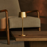 Combi Set Professional | 8 x Brouwer Gold Rechargeable Table Lamps & Magnetic Charging Station