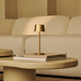 Combi Set Professional | 8 x Brouwer Gold Rechargeable Table Lamps & Magnetic Charging Station