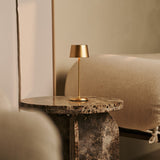 Combi Set Professional | 8 x Brouwer Gold Rechargeable Table Lamps & Magnetic Charging Station