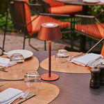 Milou Bronze - Table lamp without Cable l Modern, Design & 3 Light modes