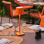 Wouter Orange Blossom Rechargeable Table Lamp – Wireless Charging, Dimmable, 120-Hour Battery Life
