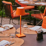 Wouter Orange Blossom Rechargeable Table Lamp – Wireless Charging, Dimmable, 120-Hour Battery Life