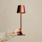 Jasper Mocha Brown - Wireless Lamp with Battery l Metal, Dimmable & 3 Light Stages