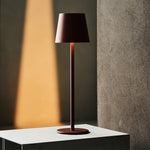 Jasper Mocha Brown - Wireless Lamp with Battery l Metal, Dimmable & 3 Light Stages