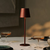 Jasper Mocha Brown - Wireless Lamp with Battery l Metal, Dimmable & 3 Light Stages