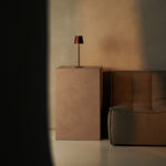 Jasper Mocha Brown - Wireless Lamp with Battery l Metal, Dimmable & 3 Light Stages