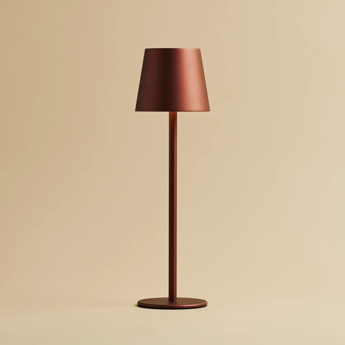 Jasper Mocha Brown - Wireless Lamp with Battery l Metal, Dimmable & 3 Light Stages