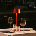 Wouter Orange Blossom Rechargeable Table Lamp – Wireless Charging, Dimmable, 120-Hour Battery Life