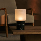 Cuyp Schwarz – Nero Marquina Marmor Wiederaufladbare Tischlampe 