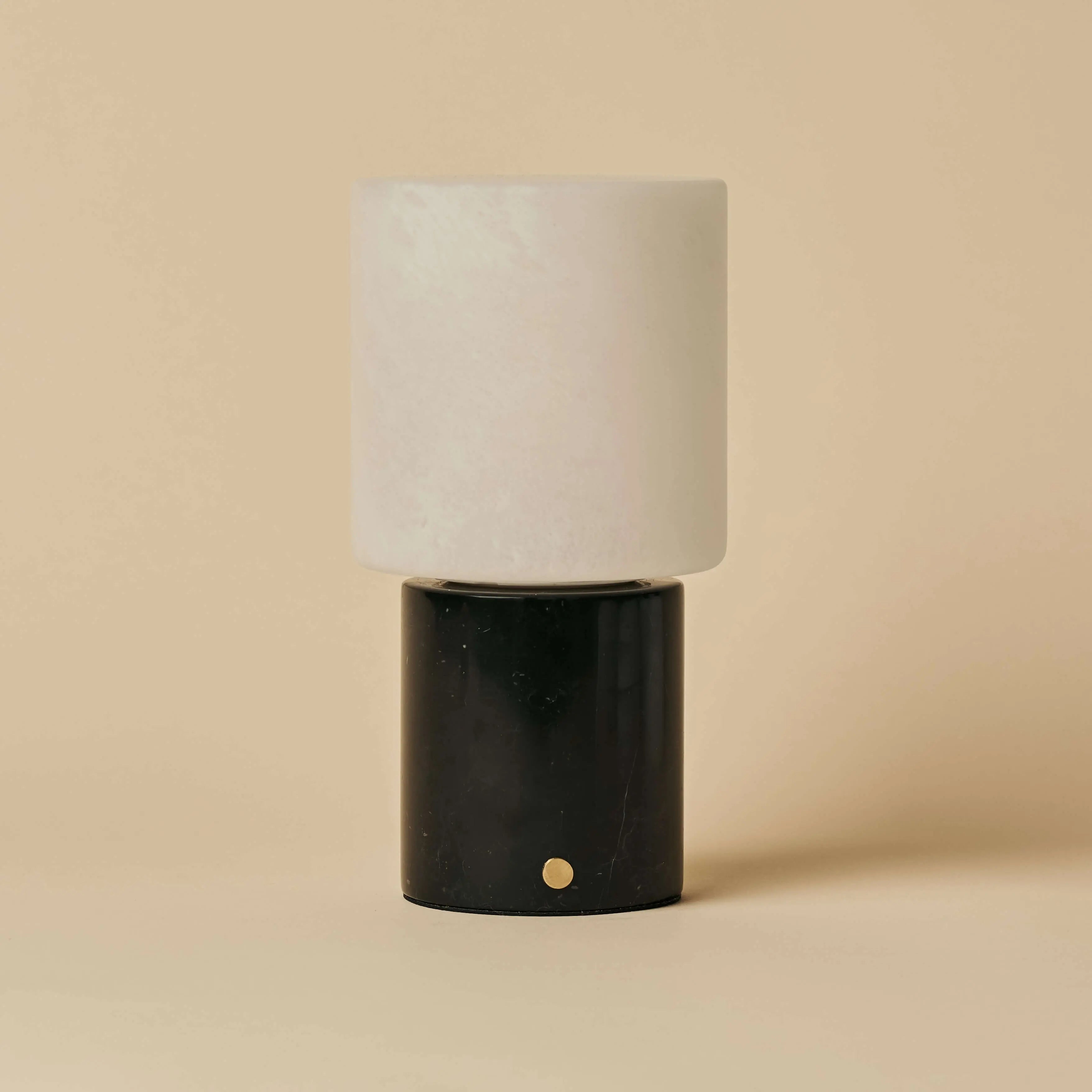 Cuyp Black / Nero Marquina – Marble Rechargeable Table Lamp – Cordless, USB Rechargeable & Up to 100 Runtime