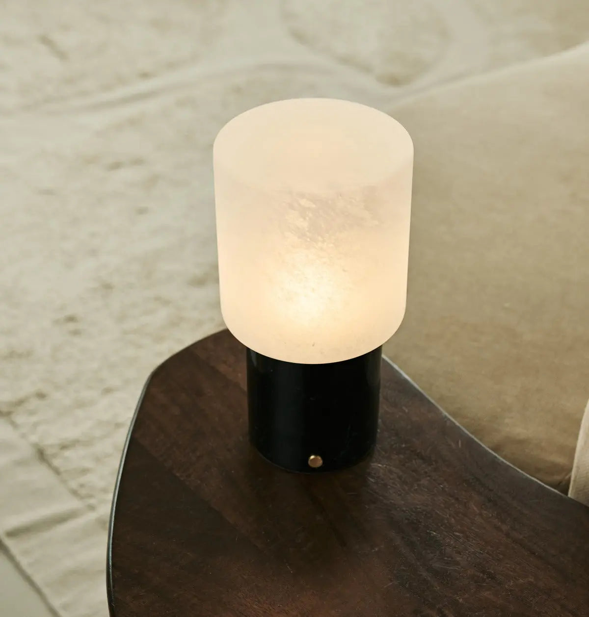 Cuyp Black / Nero Marquina – Marble Rechargeable Table Lamp – Cordless, USB Rechargeable & Up to 100 Runtime