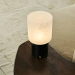 Cuyp Black / Nero Marquina – Marble Rechargeable Table Lamp – Cordless, USB Rechargeable & Up to 100 Runtime