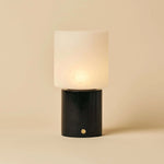Cuyp Black / Nero Marquina – Marble Rechargeable Table Lamp – Cordless, USB Rechargeable & Up to 120 Runtime