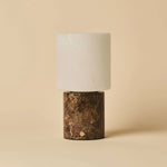 Cuyp Brown / Emeperador Dark – Marble Rechargeable Table Lamp – Cordless, USB Rechargeable & Up to 100 Hours Runtime