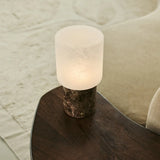 Cuyp Brown / Emeperador Dark – Marble Rechargeable Table Lamp – Cordless, USB Rechargeable & Up to 100 Hours Runtime