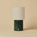 Cuyp Green / Verde Alpi – Marble Rechargeable Table Lamp – Cordless, USB Rechargeable & Up to 100 Hours Runtime