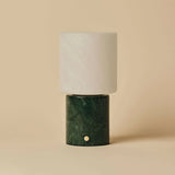 Cuyp Green / Verde Alpi – Marble Rechargeable Table Lamp – Cordless, USB Rechargeable & Up to 100 Hours Runtime