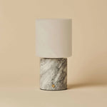 Cuyp White / Bianco Statuarietto – Marble Rechargeable Table Lamp – Cordless, USB Rechargeable & Up to 100 Hours Runtime