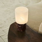 Cuyp Red / Rosso Levanto – Marble Rechargeable Table Lamp – Cordless, USB Rechargeable & Up to 100 Hours Runtime