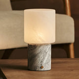 Cuyp White / Bianco Statuarietto – Marble Rechargeable Table Lamp – Cordless, USB Rechargeable & Up to 100 Hours Runtime