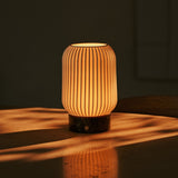 Alba Dunkelbraun – Emperador Dark Marmor Wiederaufladbare Tischlampe 