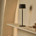David Mocha Brown Rechargeable Table Lamp 2 in 1 with Adjustable Height – Dimmable & Cordless with 120 Hours Battery