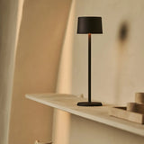 David Mocha Brown Rechargeable Table Lamp 2 in 1 with Adjustable Height – Dimmable & Cordless with 120 Hours Battery