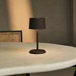 David Mocha Brown Rechargeable Table Lamp 2 in 1 with Adjustable Height – Dimmable & Cordless with 120 Hours Battery
