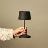 David Mocha Brown Rechargeable Table Lamp 2 in 1 with Adjustable Height – Dimmable & Cordless with 120 Hours Battery