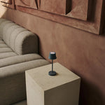 De Pijp Mini Mouse Grey Rechargeable Table Lamp – Wireless Charging, Dimmable Lamp & 3 Light Colors Tavellio