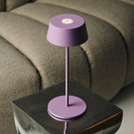 Hugo Violet Lila Rechargeable Table Lamp - Stylish, Dimmable Lamp & Cordless Tavellio