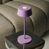 Hugo Violet Lila Rechargeable Table Lamp - Stylish, Dimmable Lamp & Cordless Tavellio